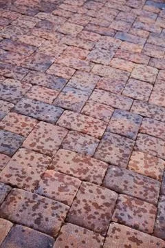 Bricks in the rain Stock Photos