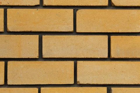 Bricks texture yellow bricks background Stock Photos