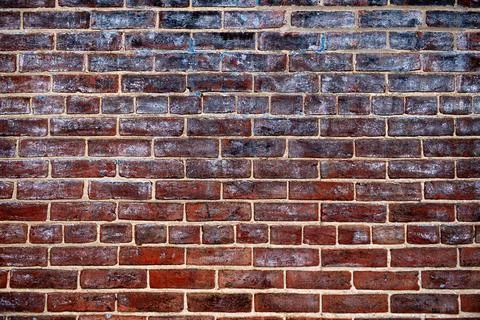 Bricks on wall background. Bricks in masonry wall texture background. Brick.. Stock Photos