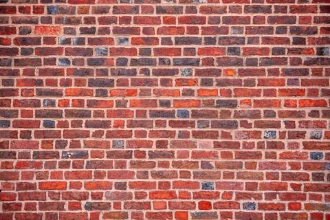 Bricks on wall background. Bricks in texture on masonry. Bricks in redbrick p Foto stock