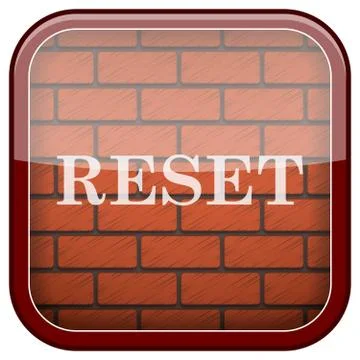 Bricks wall icon Stock Illustration