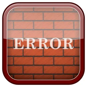 Bricks wall icon Illustrazione stock