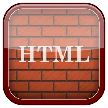 Bricks wall icon Stockillustratie