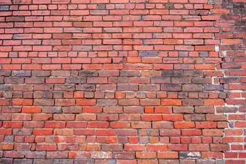 Bricks in wall pattern background. Bricks on masonry wall texture backgroun.. Stock Photos