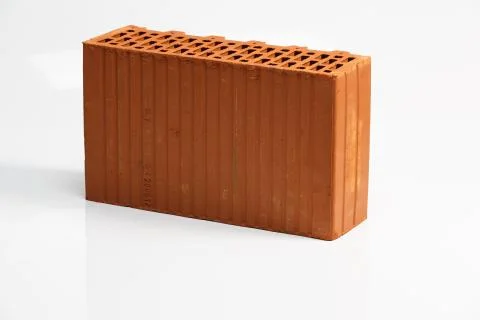 Bricks on white background Foto stock