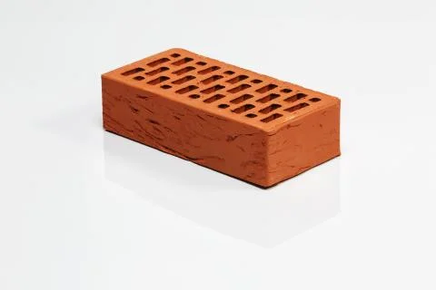 Bricks on white background Stock-Fotos