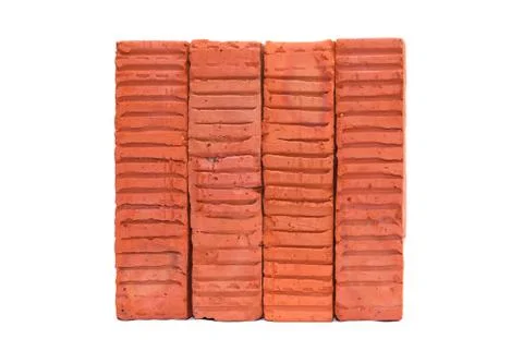 Bricks On White Stock Photos