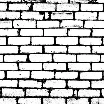 Brickwall Overlay Texture Stock Illustration