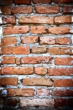 Brickwall vertical background Stock Photos