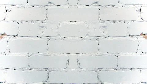Brickwork background or backdrop brick wall of white abstract style Stock-Fotos