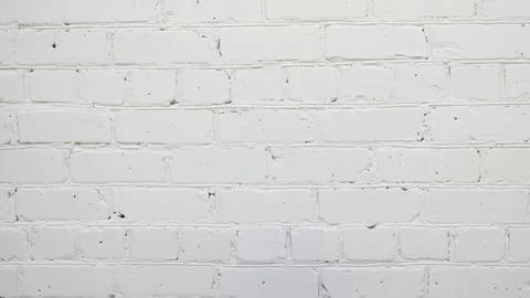 Brickwork background or backdrop brick wall of white abstract style. White Brick Foto stock