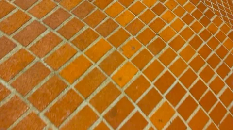 Brickwork, brick sidewalk, Albany, NY Vídeo Stock 6095536