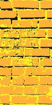 Brickwork. Brick wall. Vintage background for website, flyer Stock Illustration