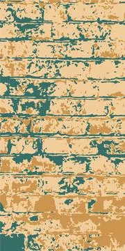 Brickwork. Brick wall. Vintage background for website, flyer. Stock Illustration