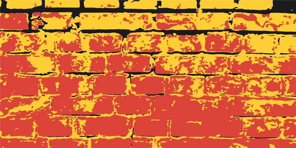 Brickwork. Brick wall. Vintage background for website, flyer. Vector eps-10 Stock Illustration