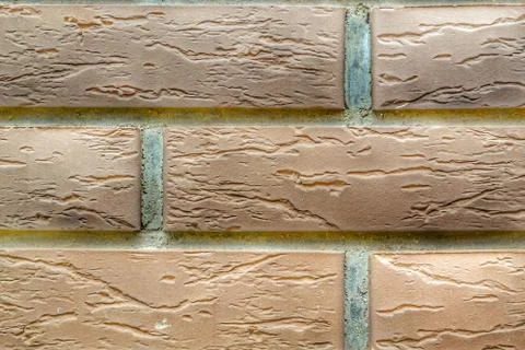 Brickwork close up. Background for the design of website, screen, poster. Stock Photos