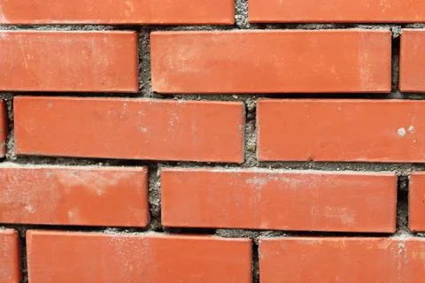 Brickwork close-up. Background of red bricks. Good quality Stock Photos