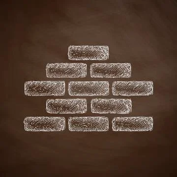 Brickwork icon Stock Illustration