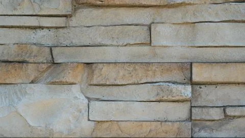 The brickwork is an imitation of an old stone Stock Photos