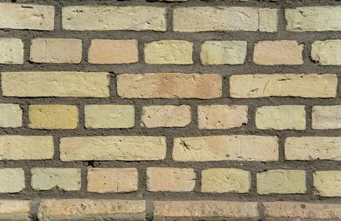 Brickwork from old bricks, beautiful background Foto stock