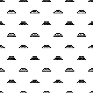 Brickwork pattern, simple style Stock Illustration