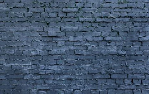 Brickwork pattern with vanished paint layer Stock Photos