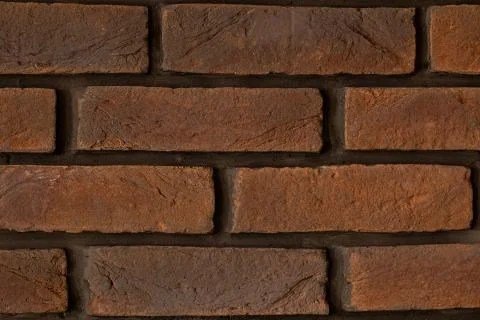 Brickwork, red brick. Piece of wall. Background texture. Stock Photos