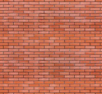 Brickwork seamless brick wall pattern fragment texture Stock Photos