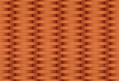 Brickwork seamless brick wall pattern fragment texture Stock Photos