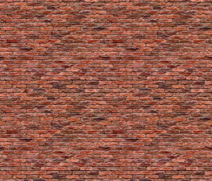 Brickwork seamless brick wall pattern fragment texture Stock Photos
