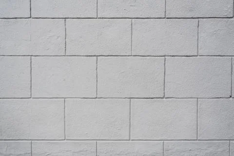 Brickwork texture of white color. close-up photo Stock Photos