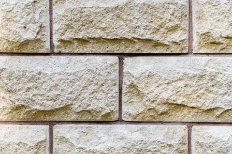 Brickwork. White wall. Background Stock Photos