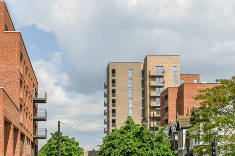 The Brickyard, new homes Foto stock