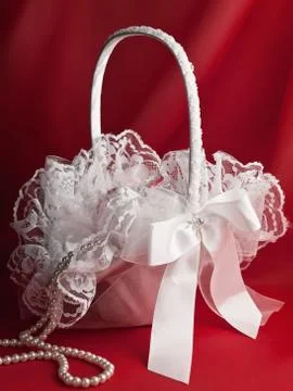 Bridal basket Stock Photos