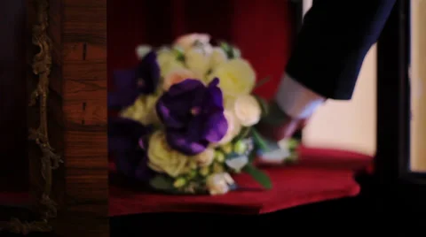 Bridal bouquet Stock Footage 33142258