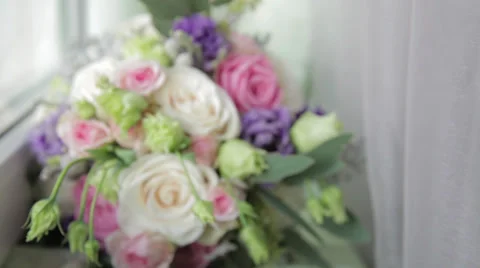 Bridal bouquet Stock Footage 33172650
