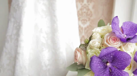 Bridal bouquet Stock Footage 33176640