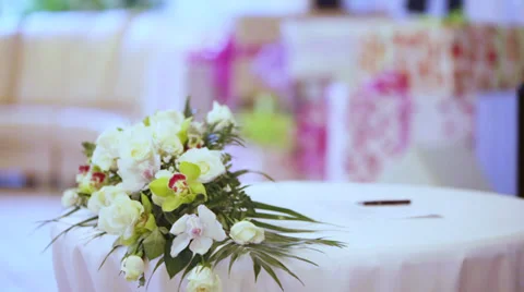 Bridal bouquet 스톡 동영상 37379935