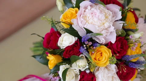 Bridal Bouquet Stock Footage 51399201