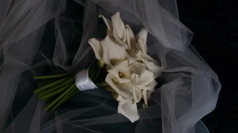 Bridal bouquet Stock Footage 238374648