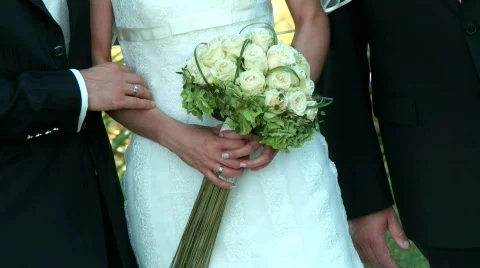 Bridal Couple Stock Footage
