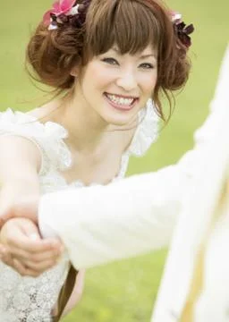 Bridal couple Stock Photos