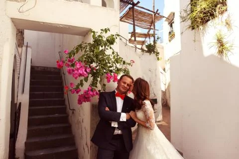 Bridal couple Stock Photos
