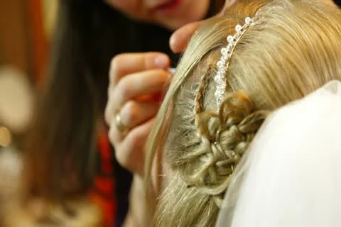 Bridal Makeup Stock Footage