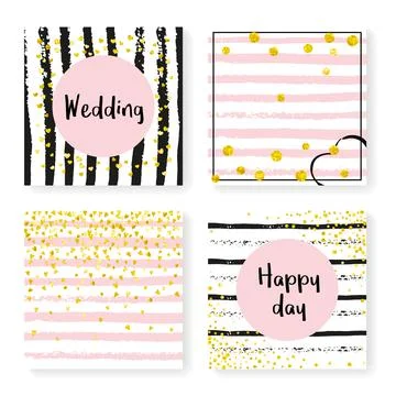 Bridal Pattern. Hand Drawn Illustration Set. Stock Illustration