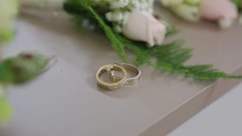 Bridal rings 1 Stock Footage 315413285