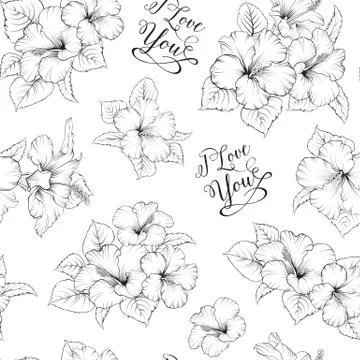 Bridal seamless pattern Stock Illustration