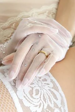 Bridal sensuality Stock Photos