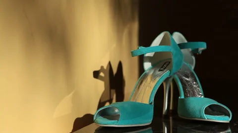 Bridal Shoe Video stock 40833455