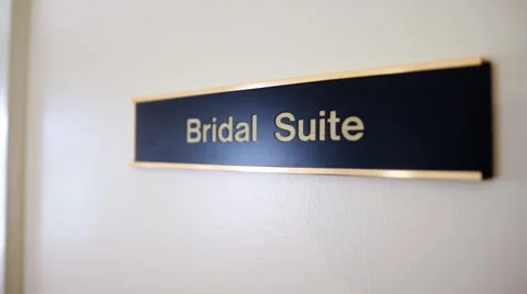 Bridal Suite Sign Video stock 61349191